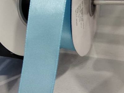 Cinta Satin Generica 1cm Color Celeste X Metro — MKS Mercería