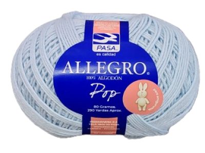 Allegro Pop 80gr Pasa Color Celeste Pastel — MKS Mercería