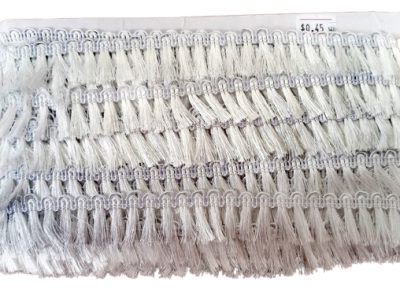 Cinta De Flecos Color Blanco — MKS Mercería