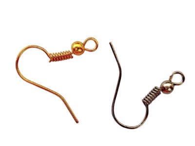 Ganchos Para Pendientes Plateado Y Dorado — MKS Mercería