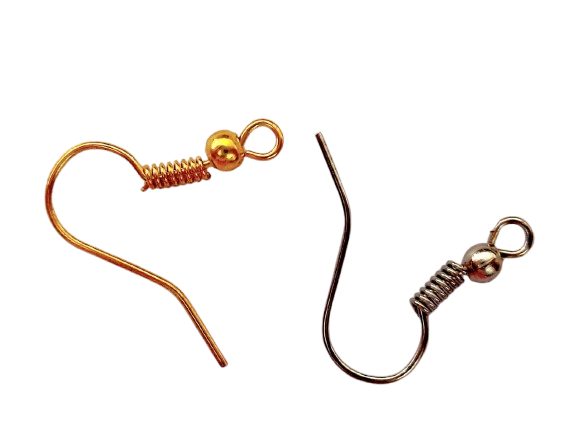 Ganchos Para Pendientes Plateado Y Dorado
