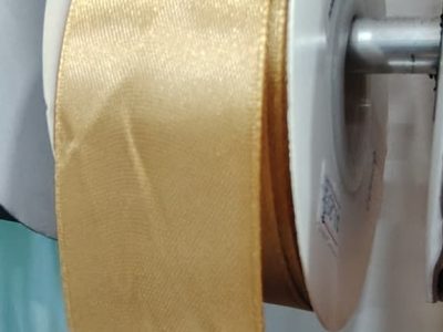 Cinta Satin Generica 4.00cm Color Dorado X Metro — MKS Mercería