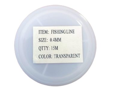 Hilo Nylon Elastico 0.4mm — MKS Mercería