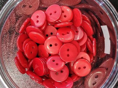 Boton PequeÑo Rojo — MKS Mercería