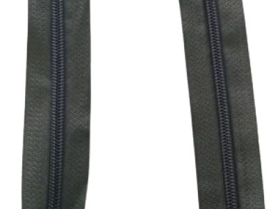 Cierre Nylon  Diente Grueso 75cm Verde Militar
