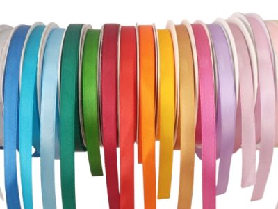 Rollo De Cinta Satin 1cm Varios Colores X 50 Yardas — MKS Mercería
