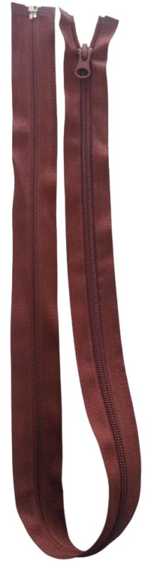 Cierre Nylon  Diente Grueso 75cm Terracota