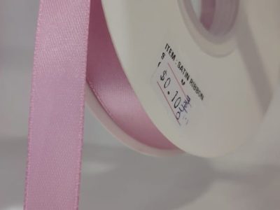 Cinta Satin Generica 1.5cm Color  Rosa Palo X Metro — MKS Mercería