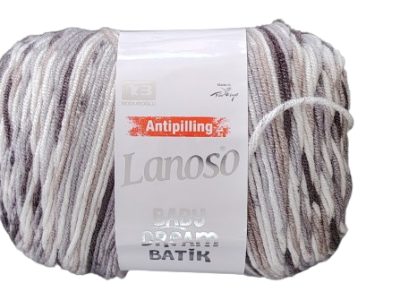 Lanoso Baby Dream Batik Tonos Grises 100gr