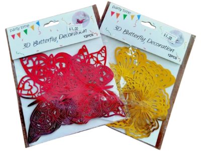 Mariposa Decorativa Pack12 — MKS Mercería