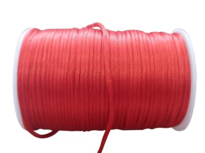 Cordon Cola De Rata 2.5mm Rojo — MKS Mercería