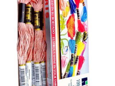 Hilo Iris Para Bordar Madeja Color Rosa Claro — MKS Mercería