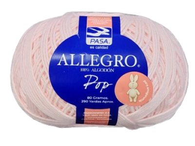 Allegro Pop 80gr Pasa Color Rosado Pastel — MKS Mercería
