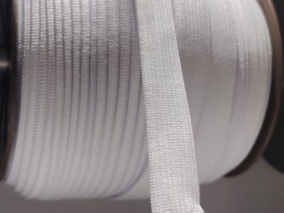 Elastico 1.5cm Color Blanco Semireforzado X Metro — MKS Mercería