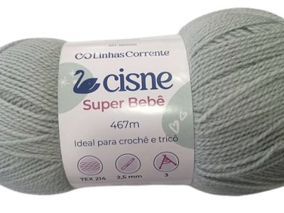 Lana Cisne Super Bebe Gris 100gr