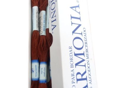 Hilo Pasa Para Bordar Madeja Color  Caramelo