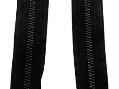 Cierre Metalico Para Chompa 75cm Negro