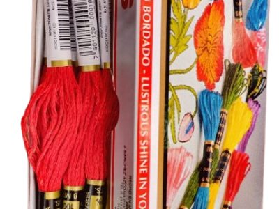 Hilo Iris Para Bordar Madeja Color Rojo — MKS Mercería