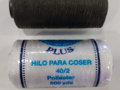 Hilo Zapatero Blanco Y Cafe — MKS Mercería