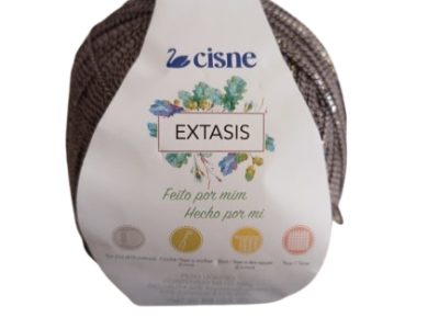 Lana Cisne Extasis Color Gris 100gr