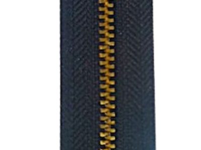 Cierre Bronce Color Negro 20cm — MKS Mercería