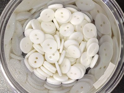 Boton PequeÑo Blanco — MKS Mercería