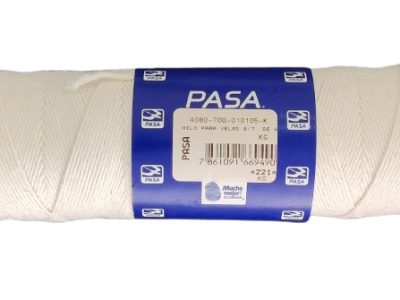 Hilo Pasa Para Velas Color Blanco